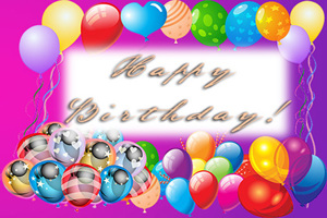 Birthday BD104 - Front Cover