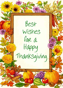 Thanksgiving THG305 - Front Cover