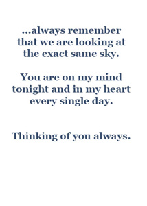 Inside: Thinking Of You TOY313 - Inside Card